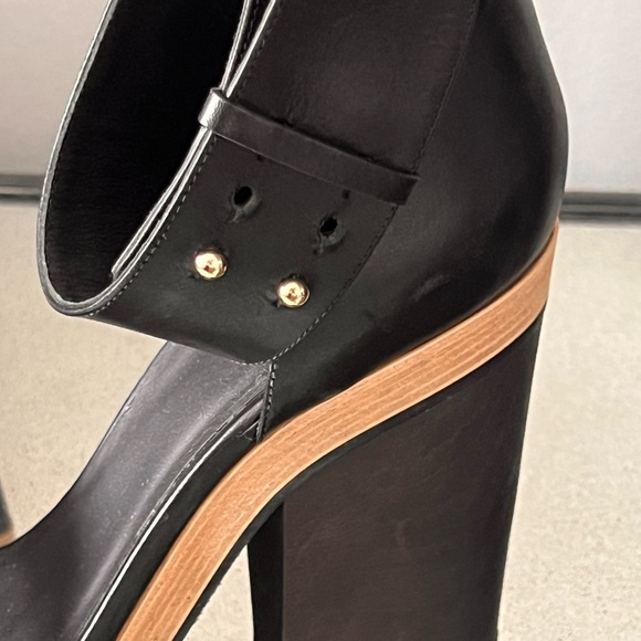 Worn once Pierre Hardy black Geo heels 40.5 10 - Picture 2 of 5